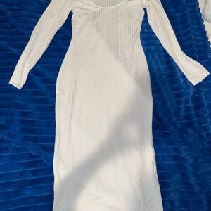 Amazon White Long Sleeve Dress